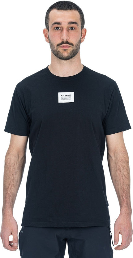 CUBE ORGANIC T-SHIRT LOGOWEAR GTY FIT BLACK