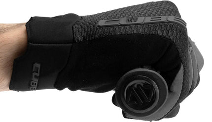 Cube Gloves Gravity Long Finger Black