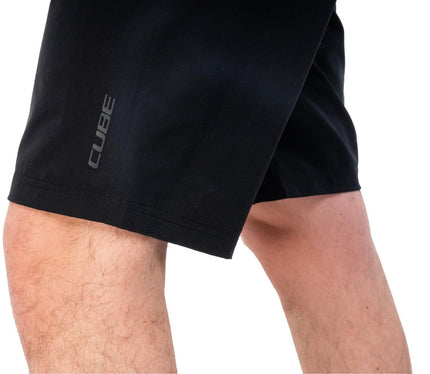 CUBE TRAIL SHORT CMPT BLACK