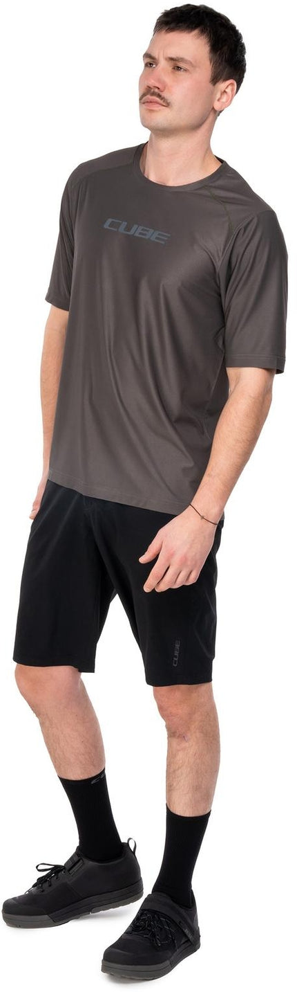 CUBE TRAIL SHORT CMPT BLACK