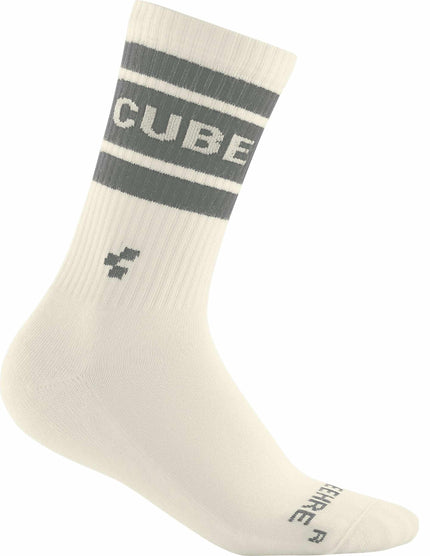 CUBE SOCKS AFTER RACE HIGH CUT NATURAL WHITE/GREY