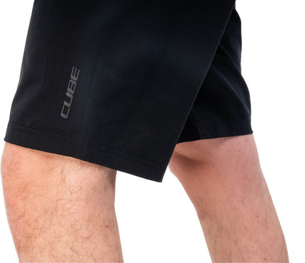 CUBE TRAIL SHORT CMPT INCL. LINER SHORT BLACK