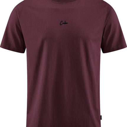 Cube Organic T-Shirt Script Gty Fit Plum