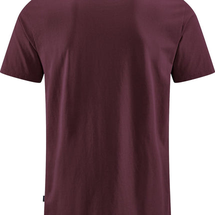 Cube Organic T-Shirt Script Gty Fit Plum