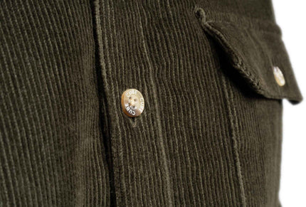 CUBE CORD OVERSHIRT OLIVE