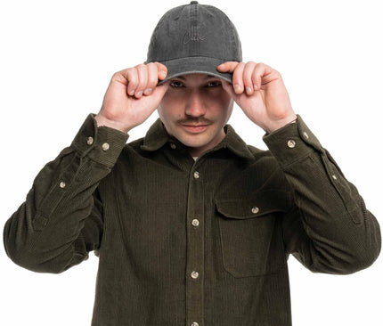 CUBE CORD OVERSHIRT OLIVE