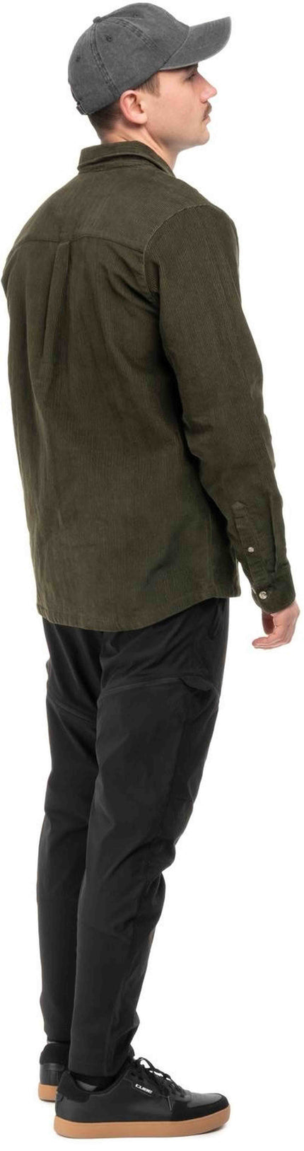 CUBE CORD OVERSHIRT OLIVE