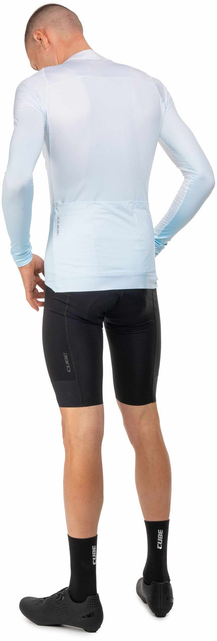 CUBE ROAD/XC UV-PROTECTION JERSEY L/S TURQUOISE