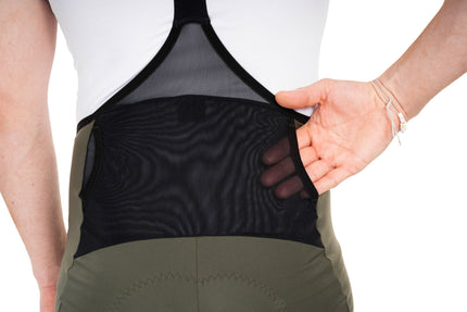 CUBE GRAVEL BIB SHORT CARGO OLIVE