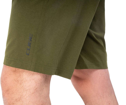 CUBE TRAIL SHORT CMPT INCL. LINER SHORT OLIVE