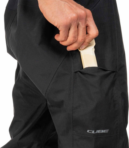 CUBE ROAD/XC RAIN PANT BLACK