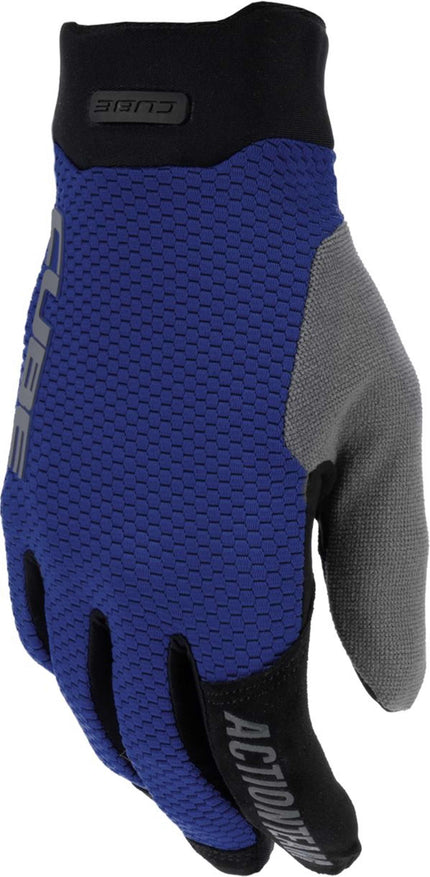 CUBE GLOVES GRAVITY LONG FINGER X ACTIONTEAM BLUE