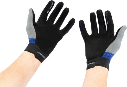 CUBE GLOVES GRAVITY LONG FINGER X ACTIONTEAM BLUE