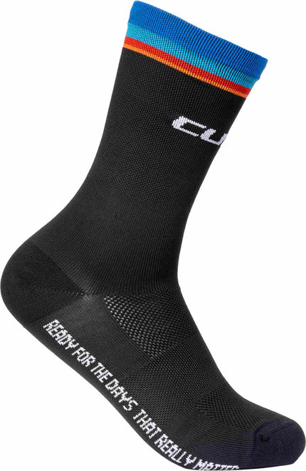 CUBE SOCKS HIGH CUT ROAD/XC TEAMLINE BLACK