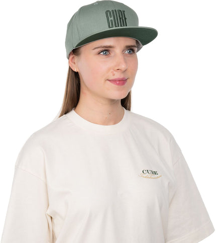 CUBE CAP THE EMBOSSED CUBE SAGE