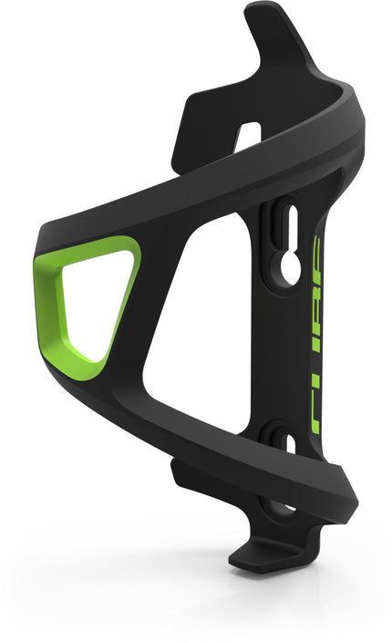 CUBE Bottle Cage Hpp Left-Hand Sidecage Blk/Green