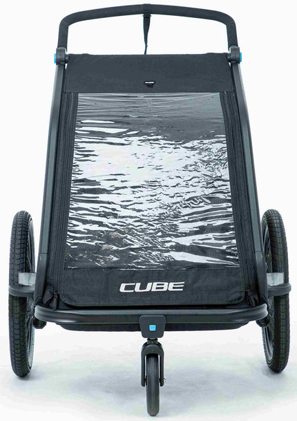 CUBE Kids Trailer Double Cmpt Black