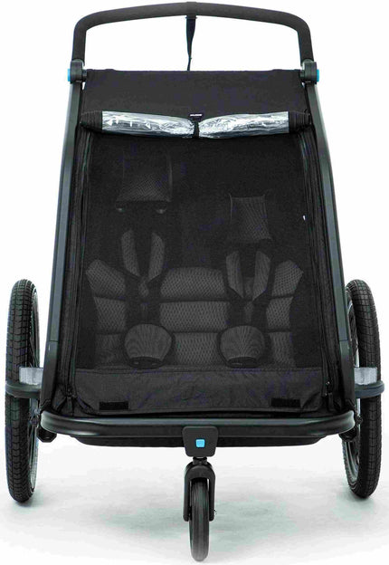 CUBE Kids Trailer Double Cmpt Black