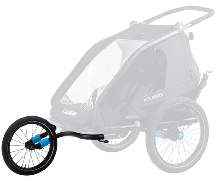 CUBE Jogger Kit For Kids Trailer Double Cmpt Black