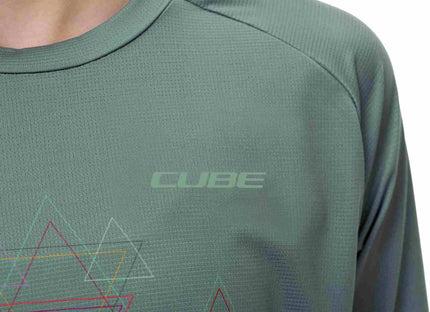 Cube Atx WS Roundneck Jersey L/S Green