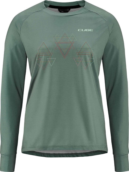 Cube Atx WS Roundneck Jersey L/S Green