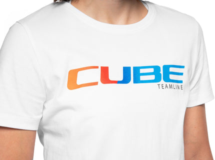 CUBE ORGANIC WS T-SHIRT TEAMLINE WHITE