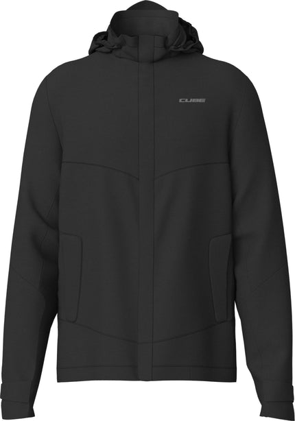 CUBE RAIN JACKET CMPT BLACK