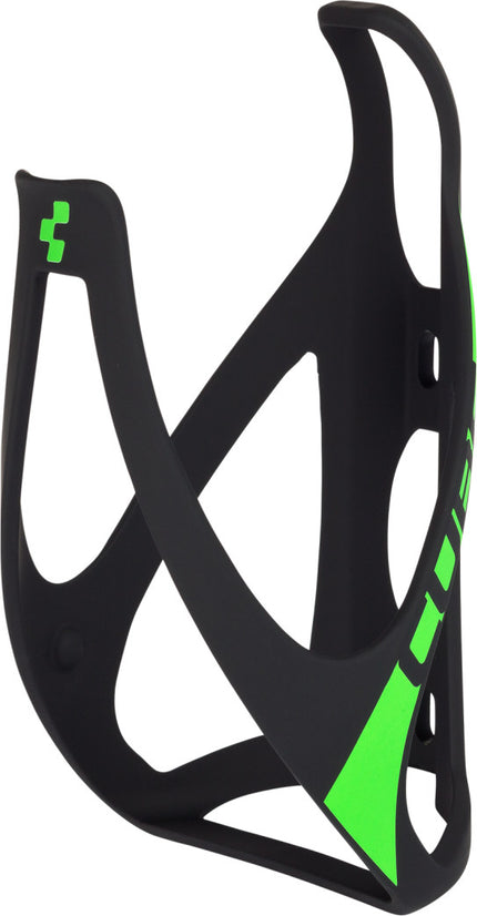 CUBE Bottle Cage Hpp Matt Black/Green