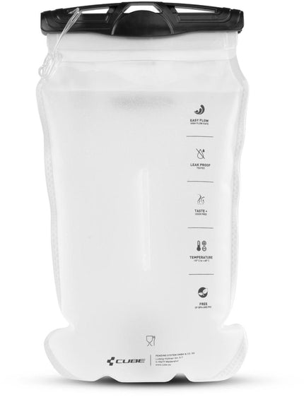 CUBE HYDRATION BLADDER BACKPACK 1.5 TRANSPARENT