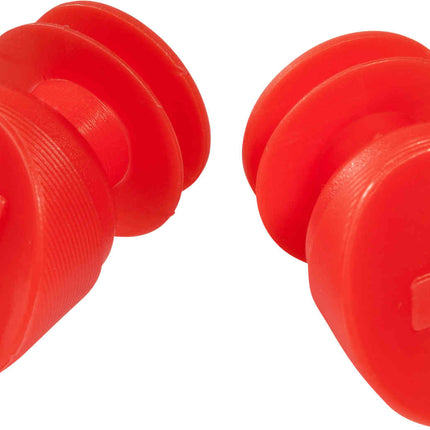 CUBE Bar End Plugs (Pair) Red