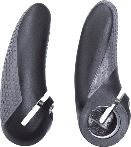 CUBE Natural Fit Bar Ends Black/Grey