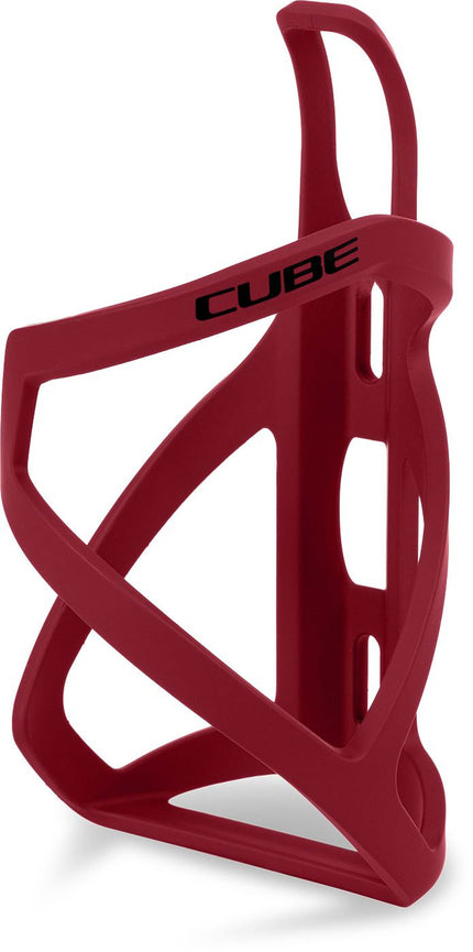 CUBE Bottle Cage Hpp Left Sidecage Matt Bordeaux