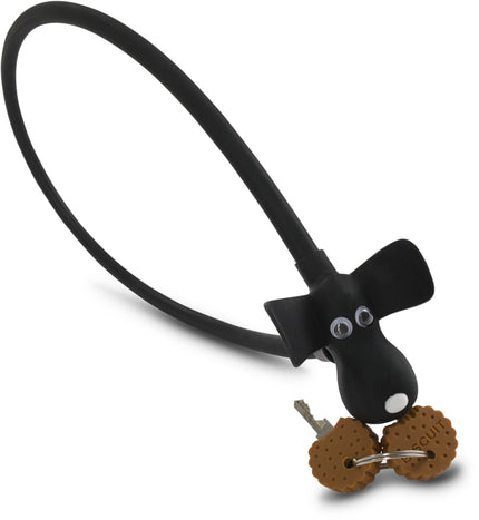 RFR CABLE LOCK HPS DOG 10 X 450 MM BLACK