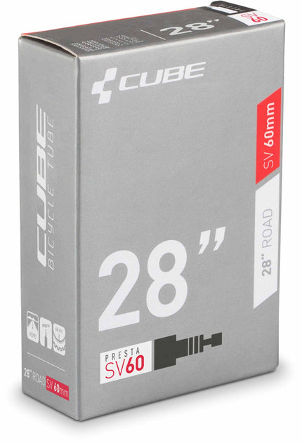 CUBE TUBE 28 INCH ROAD SV 60MM