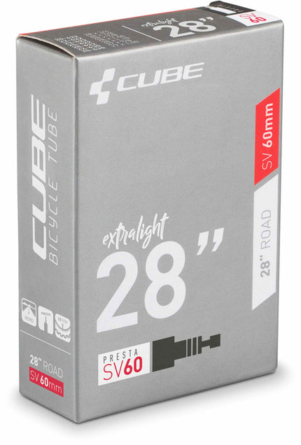 CUBE TUBE 28 INCH ROAD SV 60MM EXTRA LIGHT