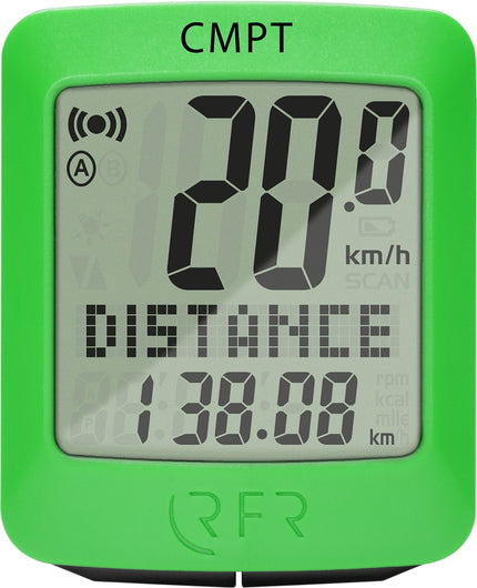 RFR Cycle Computer Cmpt Green