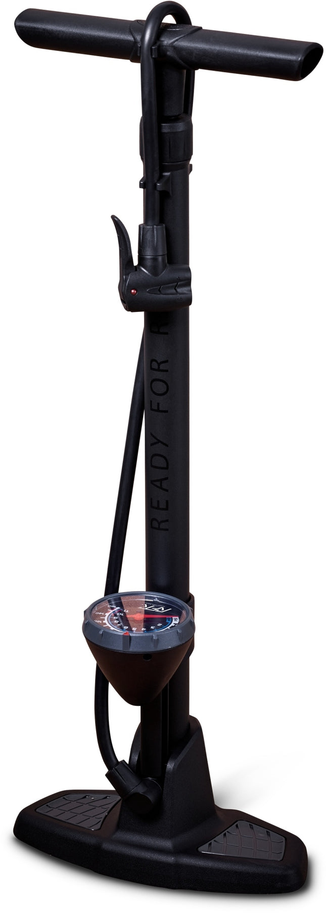 RFR Floorpump Hqp Black/Glossy Black