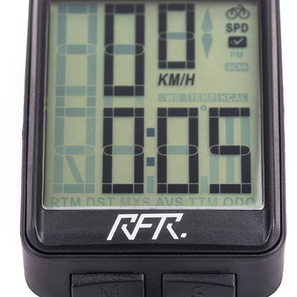 RFR Cycle Computer Cmpt Black/White