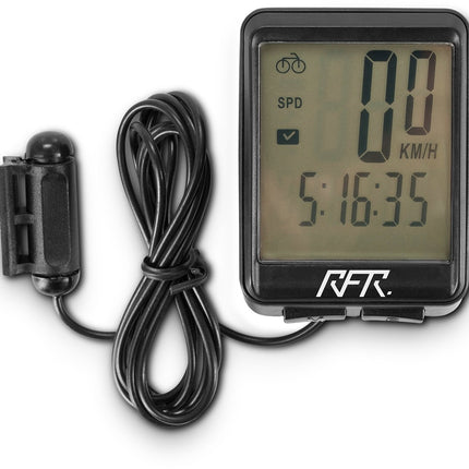 RFR Cycle Computer Cmpt Black/White