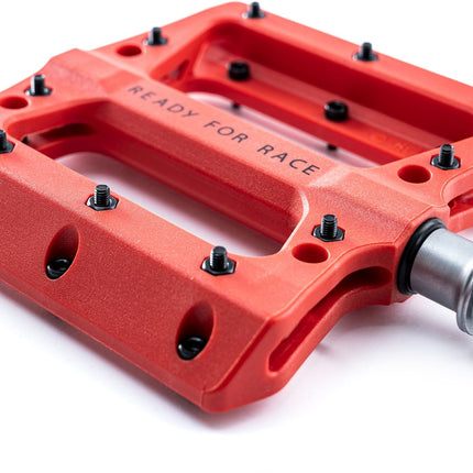RFR Pedals Flat Etp Red