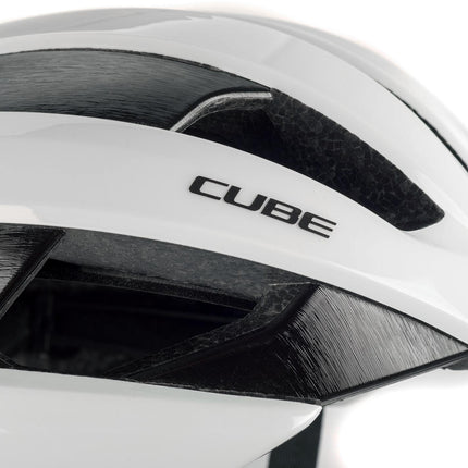 CUBE Helmet Heron White