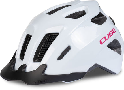 CUBE HELMET FINK FLASHWHITE/PINK