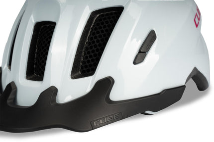 CUBE HELMET FINK FLASHWHITE/PINK