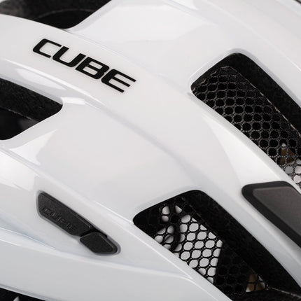 CUBE Helmet Steep Glossy White
