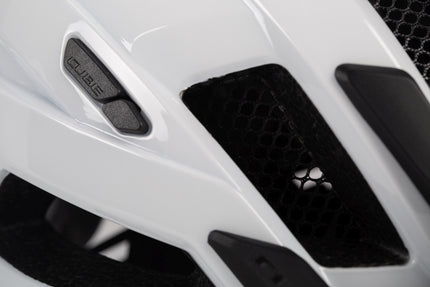 CUBE Helmet Steep Glossy White