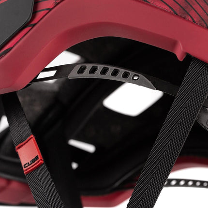 CUBE Helmet Badger Red