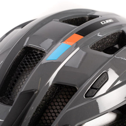 CUBE Helmet Steep X At Gry/Ora