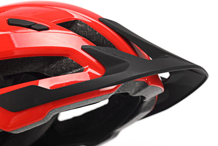 CUBE Helmet Steep Glossy Red