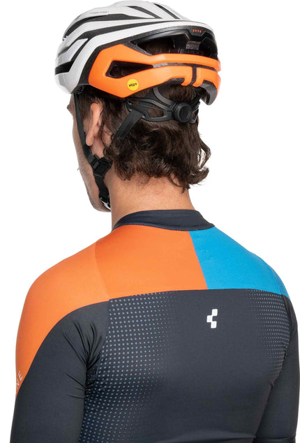 CUBE HELMET ECHO TEAMLINE WHITE/ORANGE