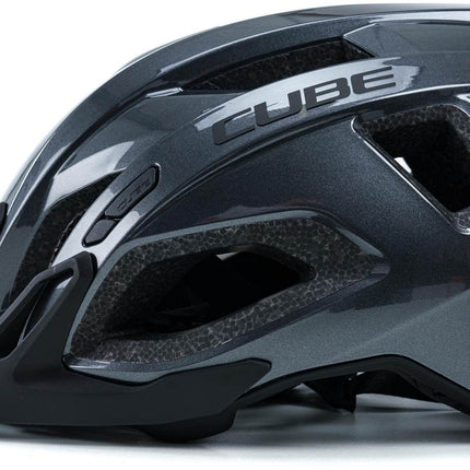 CUBE Helmet Quest Glossy Iridium Black